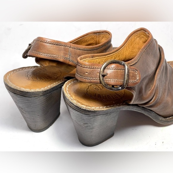 FIORENTINI + BAKER Women’s Open Toe Block Heel Mules Size EU 40 (10 USA) - Picture 14 of 15